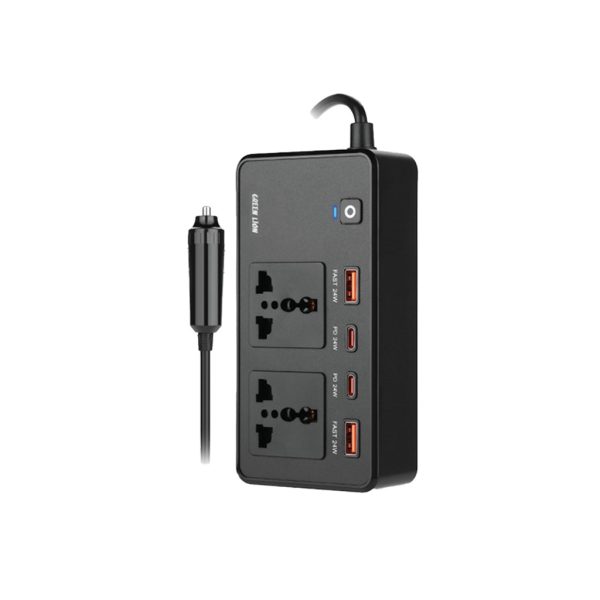 Green Lion GC-200 Car Inverter – Black