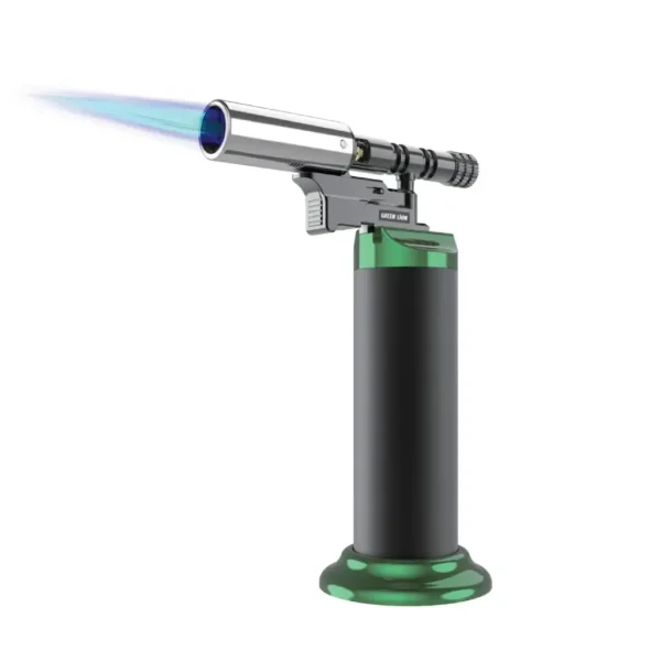 Green Lion Jet Flame Pro Windproof Lighter – Black