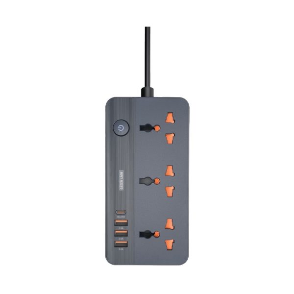 Green Lion GS-200 Power Socket 2500W – Black